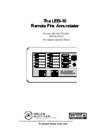 Fire-Lite Alarms LED-10 Manual preview