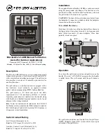 Fire-Lite BG-12LAO Operating Instructions предпросмотр