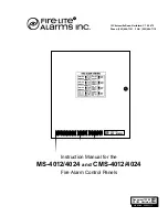 Fire-Lite MS-4012 Instruction Manual preview