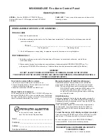 Предварительный просмотр 1 страницы Fire-Lite MS-9200UDLS/E Operating Instructions