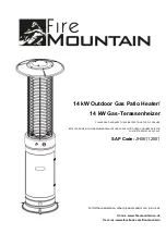 Preview for 1 page of Fire Mountain JH06112001 Manual