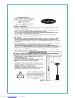 Предварительный просмотр 10 страницы Fire Sense 60788 Owner'S Manual