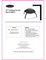 Preview for 1 page of Fire Sense 60873 User Instructions