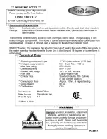 Preview for 4 page of Fire Sense FireSense 01775 Owner'S Manual