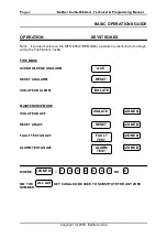 Preview for 2 page of Fire Sense IFS-888 Operators & Programming Manual