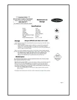 Предварительный просмотр 7 страницы Fire Sense Mojave Sun IR 60460 Owner'S Manual