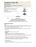 Предварительный просмотр 5 страницы Fire Sense SKU WTL-197-1 Owner'S Manual