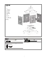 Preview for 2 page of Fire Sense Steel Pagoda Patio Fireplace Assembly, Installation And Operating Instructions