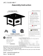 Preview for 1 page of Fire Sense ULC-PY54-C-E Assembly Instruction Manual