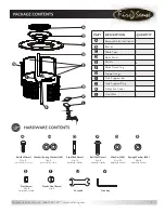 Preview for 3 page of Fire Sense Weyland Round Aluminum Manual