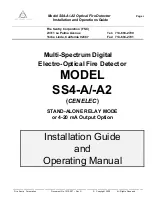 Предварительный просмотр 1 страницы Fire Sentry SS4-A Installation And Operation Manual