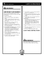 Preview for 3 page of Fire Stone Cook Number Grill Owner'S Operating And Safety Instructions