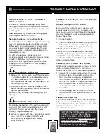 Preview for 8 page of Fire Stone Cook Number Grill Owner'S Operating And Safety Instructions