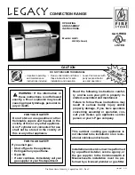 Preview for 1 page of Fire Stone Legacy LG24i Operating And Assembly Instructions Manual