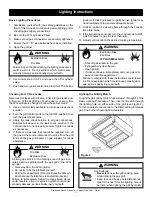 Preview for 11 page of Fire Stone Legacy LG24i Operating And Assembly Instructions Manual