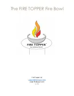 Preview for 1 page of FIRE TOPPER Fire Bowl Manual