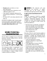 Предварительный просмотр 7 страницы FireAngel CO-9D User Manual