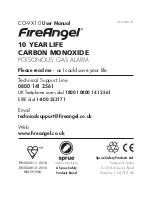 FireAngel CO-9X-10 User Manual preview