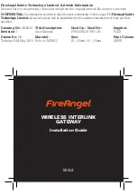 FireAngel WG-2 Installation Manual preview
