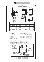 Предварительный просмотр 5 страницы FireBird Combi 120 Installation Commissioning Servicing & User Instructions