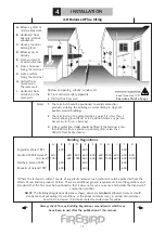 Предварительный просмотр 20 страницы FireBird Combi 120 Installation Commissioning Servicing & User Instructions