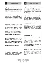 Preview for 4 page of FireBird HEAT PAC 120/150 Installation Servicing & Operating Instructions