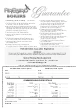 Preview for 55 page of FireBird HEAT PAC 120/150 Installation Servicing & Operating Instructions