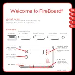 FireBoard FBX11 Manual Booklet preview