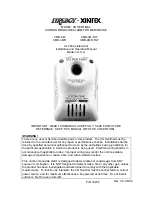 Preview for 1 page of Fireboy- Xintex CMD-4M Installation And Operation Manual