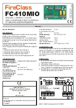 Preview for 1 page of FireClass FC410MIO Leaflet