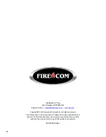 Preview for 36 page of Firecom 5000D Series Installation & Operation Manual