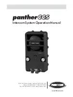 Preview for 1 page of Firecom panther CCS Operation Manual