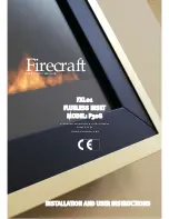 Предварительный просмотр 1 страницы Firecraft P30G FXL01 Installation And User Instructions Manual