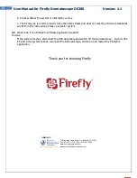 Preview for 23 page of Firefly DE300 User Manual