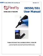 Firefly DE550 User Manual предпросмотр