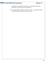 Preview for 6 page of Firefly DE550 User Manual