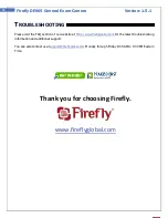 Предварительный просмотр 16 страницы Firefly DE605 User Manual