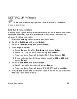 Preview for 21 page of Firefly flyPhone Quick Start Manual