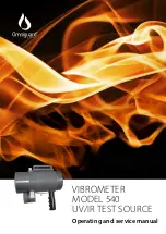 Предварительный просмотр 1 страницы Firefly Omniguard 540 Operating And Service Manual