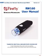 Firefly RW160 User Manual preview