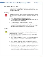 Preview for 6 page of Firefly RW160 User Manual