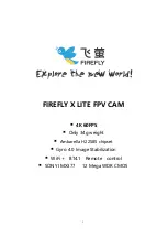 Firefly X LITE FPV Manual preview