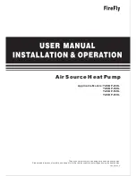 Firefly YASBP-25HL User Manual, Installation & Operation preview