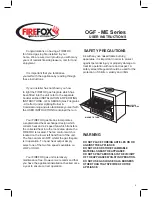 Preview for 6 page of Firefox OGF - 2.7/ME Installation & Operating Instructions Manual