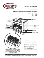Firefox OGF - 2.7/ZC Installation & Operating Instructions Manual preview