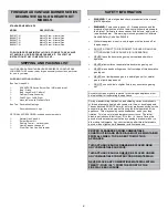 Preview for 2 page of Firegear ADVANTAGE SERIES Installation And Operation Instructions Manual