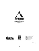 Preview for 24 page of Firegear AF-1100 VALVE SERIES Installation And Operation Instructions Manual