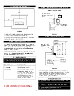 Preview for 4 page of Firegear B360EXSSA11-N Installation And Operation Instructions Manual