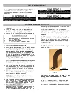 Preview for 8 page of Firegear B360EXSSA11-N Installation And Operation Instructions Manual