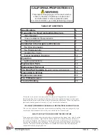 Preview for 3 page of Firegear FG-FR-12SS Installation And Operating Instructions Manual